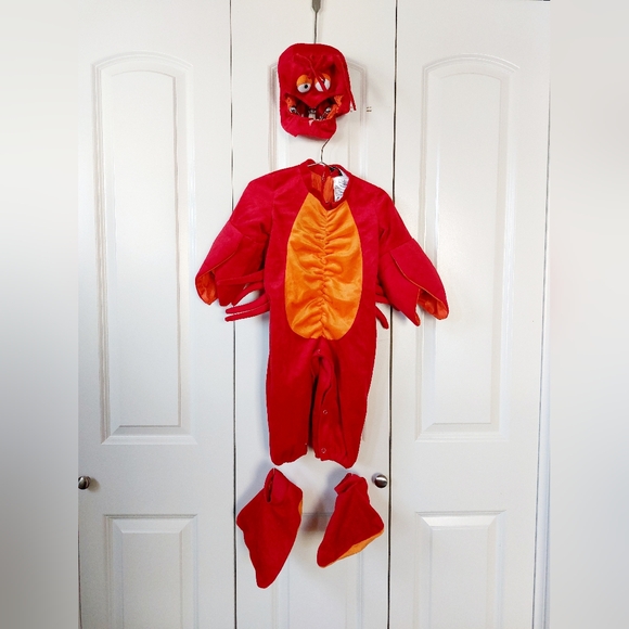 Lobster/crab Costume size Medium (12-18m) Halloween Sebastian Sea Creature - Picture 1 of 5